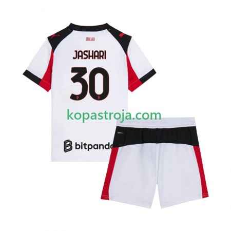 Billiga Fotbollströjor AC Milan Ardon Jashari 30 Barn Borta tröja 2025/26 Kortärmad